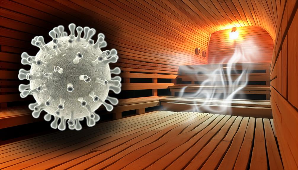 sauna s effects on viruses